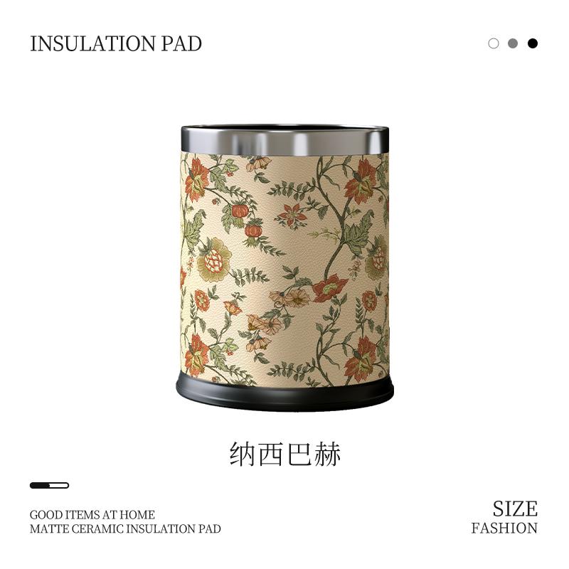 Luxury Trash Can Home Living Room Retro Style Kitchen Bedroom Bathroom Bucket Garbage Dustbin Kitchen Dumps Recycling Separator