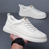Lässige Herren Echtleder Sneaker Schuhe Luxus Designer Wanderschuhe Handgefertigt Leder Outdoor Lässig Mode Rutschfest Herrenschuhe