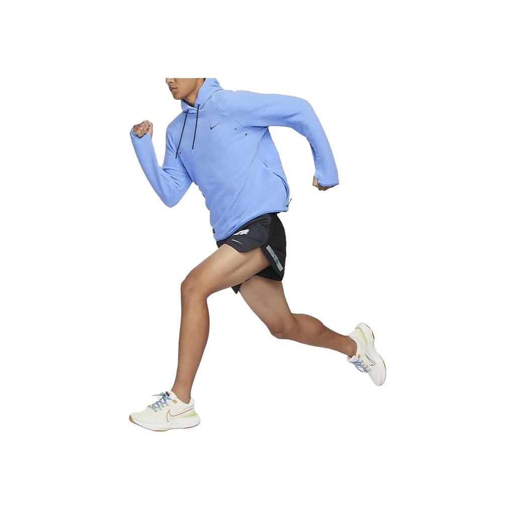Nike Dri-Fit Running Division Solid Color Hoodie With Thumb Holes Men Tops Polar-Blue FB6865-450