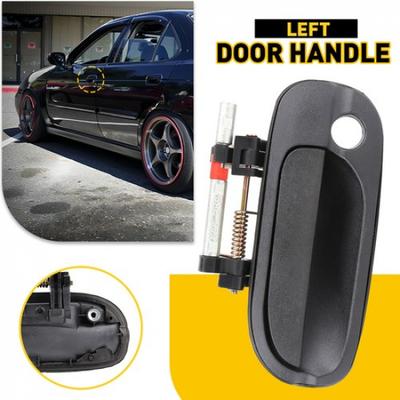 Outside Door Handle For  2000-2006 Nissan Front Left Smooth Black Plastic
