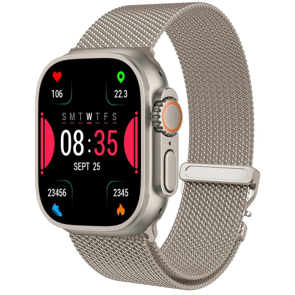 Milanese Loop strap For Apple watch 10 9 8 7 41 45mm Ultra/2 49mm Men's Women's Metal Band For iWatch 6543SE 44 40 42mm Belt