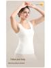 Women's L2# Wool Silk Brushed Base Layer with Underarm Coverage & One-Piece Fixed Bra Pads