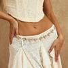 Fashion Imitation Pearl Love Waist Chain Waist Chain Sexy Geometric Metal Chain Body Chain