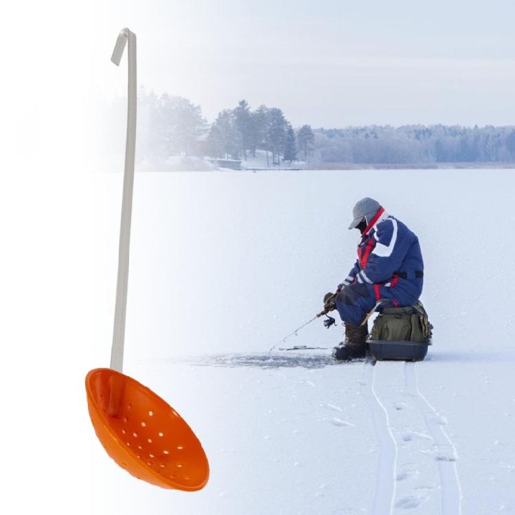 Anglers Tool Portable Scoops Winter for Easy Removing Slush Snow Ice Fishing Accessory Skimmer Scoops with Long Handle