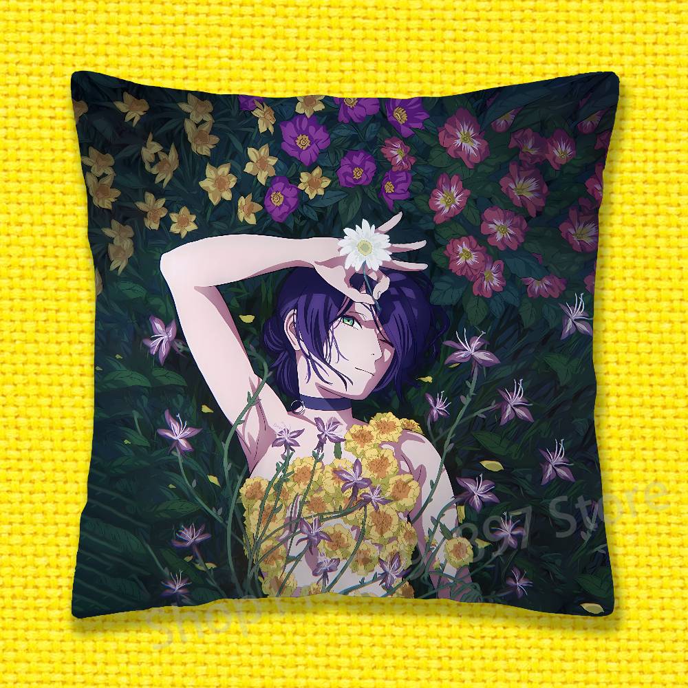 C-Chainsaw Man Reze Arc Throw Pillow Case For 55x55cm 40x40cm 45x45cm 50x50cm 30x30cm Square Office Pillowship Cover