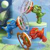 Electric Dinosaur Bubble Machine Bubble Dinosaur Pool Toys Blue