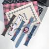 Moda Denim Kanvas Bant Apple Watch Serisi için Ultra 8 7 6 5 4 3 2 Se Toka Kayışı Iwatch 40 44mm 41 45mm 49mm Aksesuarları