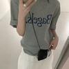 In the summer of 2026, the new Korean version of the letter-printed round neck loose casual versatile short-sleeved T-shirt women's top trendy ins