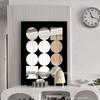 Nordic Luxury Mirror Acrylic Living Room Dining Room Tabletop Modern Decorative Crafts Ornaments Hanging Creative Picture Mirror