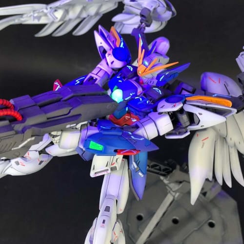 Fluorescent!! HG RG MG PG RE HiRM Robot MS Detail-Up Water-Transfer Decals (for MG 1/100 Wing Gundam Zero EW Ver.Ka)