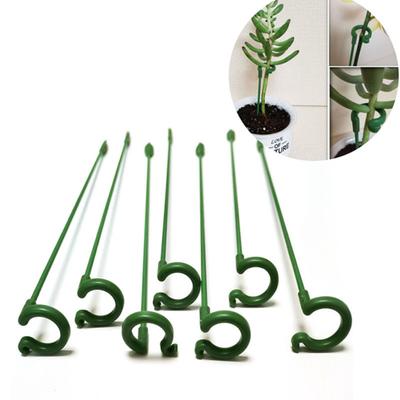 10Pcs Plant Support Stakes with Clips Amaryllis Plant Cage Support Garden Single Stem Flower Support Stake for Tomato Orchid Lily Peony Rose