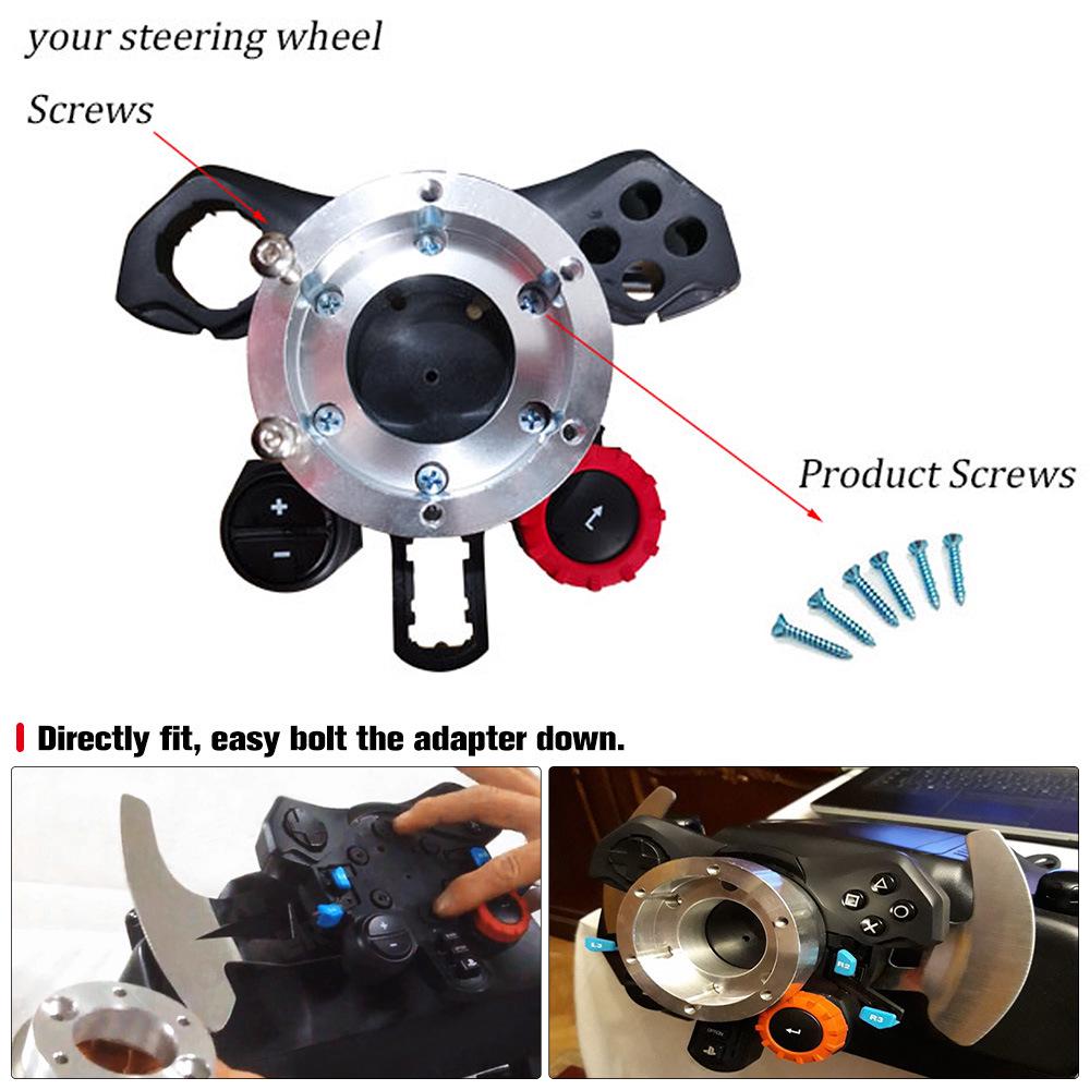 70MM PCD Racing Steering Wheel Adapter for Logitech G29/G920