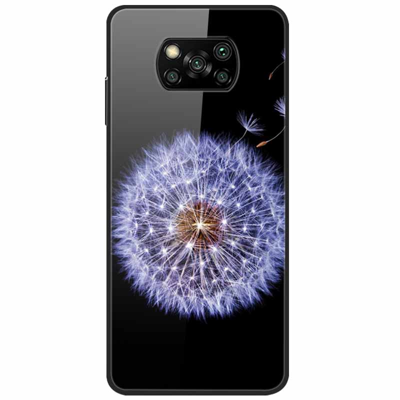 Etui na Poco X3 Pro Modne Urocze Szkło Hartowane Luksusowe Pokrowce Coque dla Xiaomi Poco X3 NFC Etui PocoX3 X 3 Zderzak Ochronny
