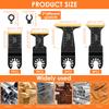 20/12Pcs Oscillating Saw Blade Bi-Metal Multi Tools Blades Sharp Wear Resistant Cutter Blade for Wood Metal Fast Cutting Blade