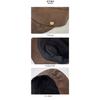 Women's flat-top hat for autumn and winter, trendy versatile suede beret, street style, face-slimming duckbill octagonal hat