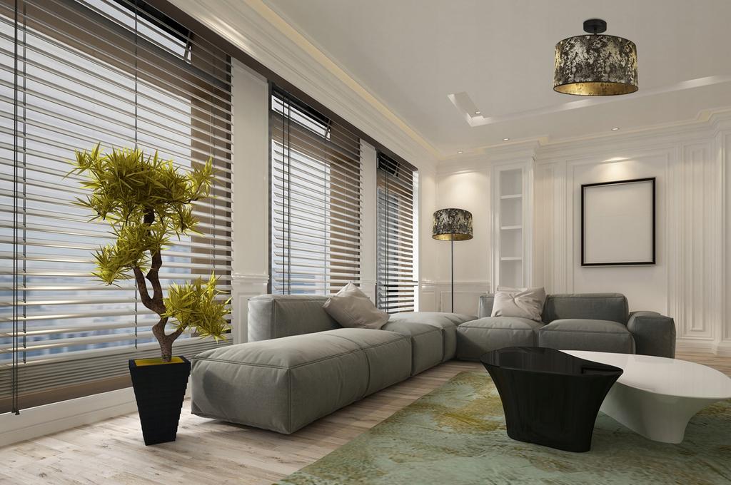 DECKENLEUCHTE, PLAFON, LAMPENSCHIRM, MUSTER, 40cm