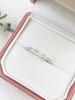 Copper1.4mm Fashion Simplicity Full Zircon Stackable Plain Ring For Women Daily Party  Fine Jewelry