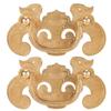 2 Sets Retro Style Handle BatShape Antique Furniture Hardware Handle for Wooden Cupboard Door
