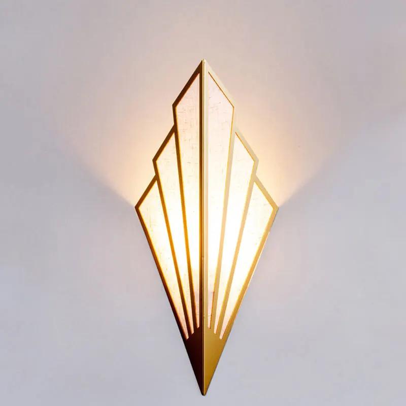 Postmodern Luxury Wall Lamp High-end Decoration Entrance Hall Bedroom Bedside Living Room Background Wall Lighting Fixtures