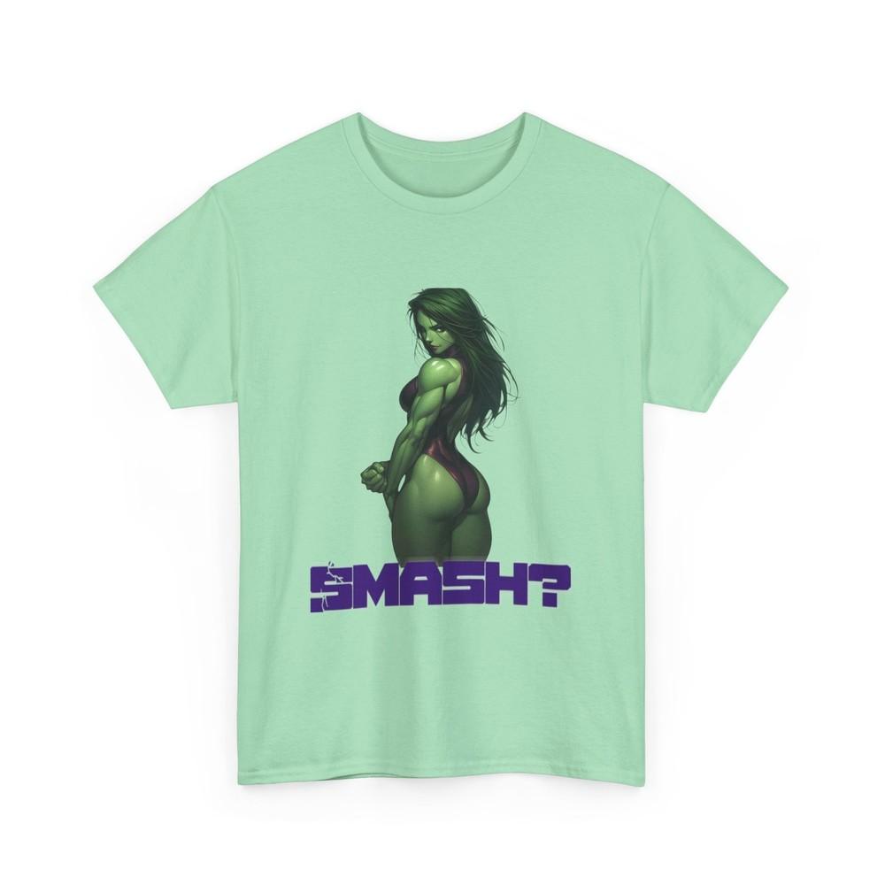 

She-Hulk Smash T-Shirt, Superhero Shirt for Geeks, Unisex Tee, Geeky Gift, Comic 2XL