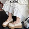 Leather Mary Jane Shoes Women's Shoes Autumn New Platform Small Leather Shoes Single Shoes