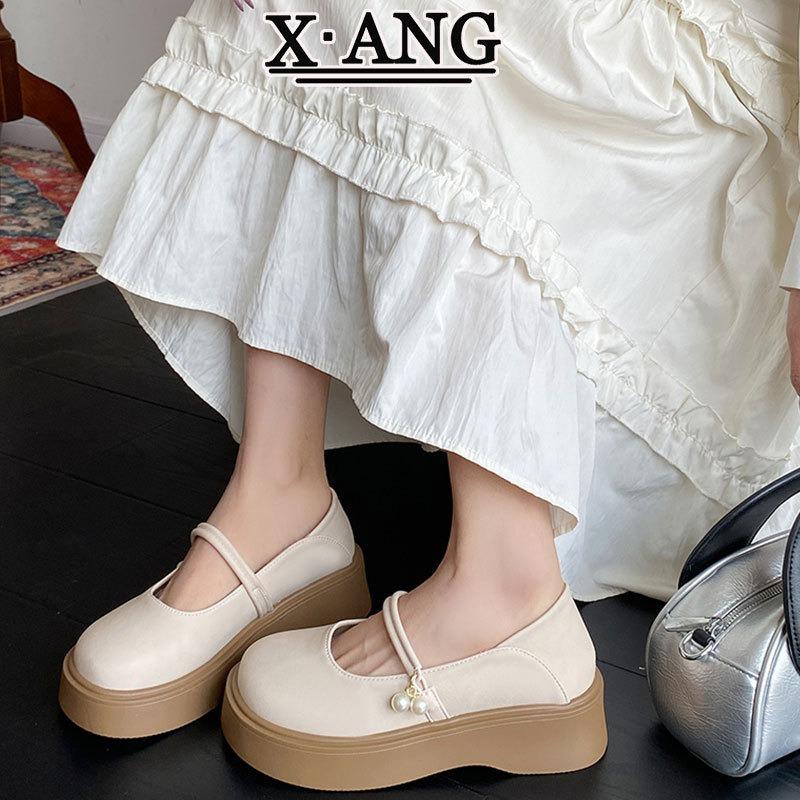 Leather Mary Jane Shoes Women's Shoes Autumn New Platform Small Leather Shoes Single Shoes