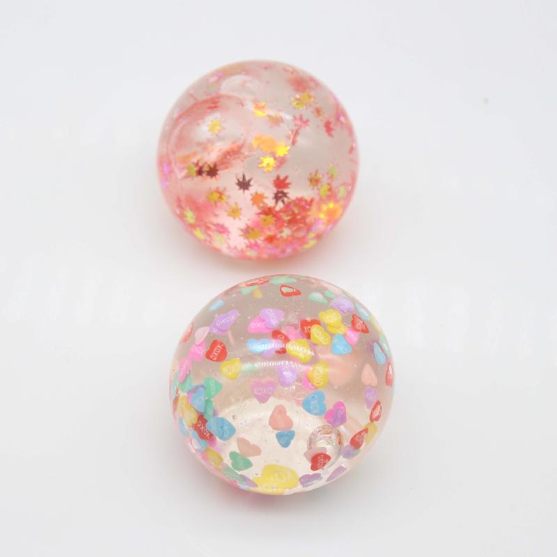 Color Sequins Malt Syrup Pressure Ball Squeeze Adult Stress Relief Pinch Soft Toy Fun Slow Rebound Anti-Stress Kids Gift