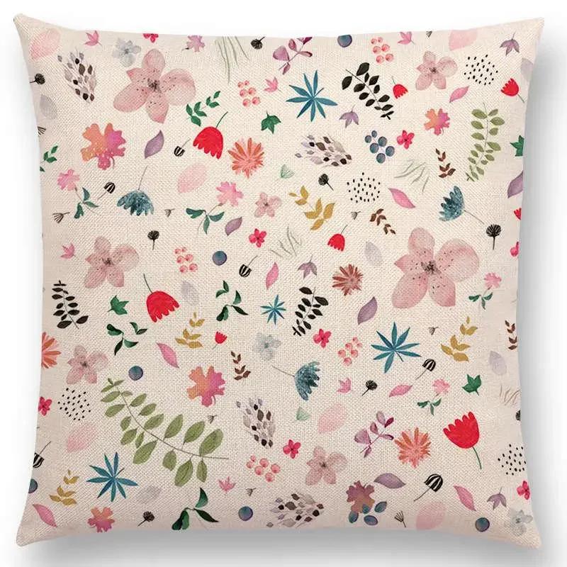 Neueste Kissenbezüge für kleine Mädchen mit Blumenmuster, verträumter Garten, Fantasienacht, Sofakissenbezug für Mädchen