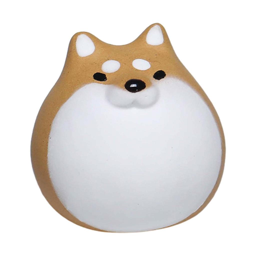 Hundestatue Niedliches Sammlerstück Cartoon Tischschmuck Miniaturfigur für Schlafzimmer Bücherregal Büro Kamin Heimdekoration