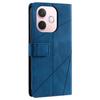 Phone Case For Oppo A5 Pro 4G (Global)/5G (Global)/A5 Energy 5G (China),Imprinted Lines PU Leather Splicing Wallet Cover with Wrist Strap