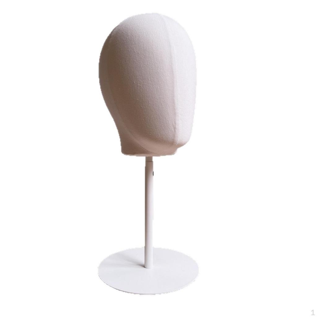 Tête de Mannequin Support Hauteur Réglable Broche Présentoir Chapeaux Insérable pour Magasins, Studios
