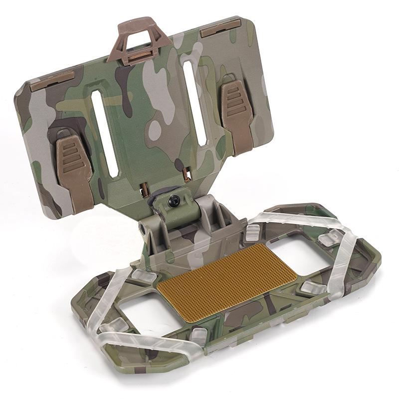 Nylon MOLLE Tactical Chest Rig Vest with Phone Holder & Folding Navigation Board