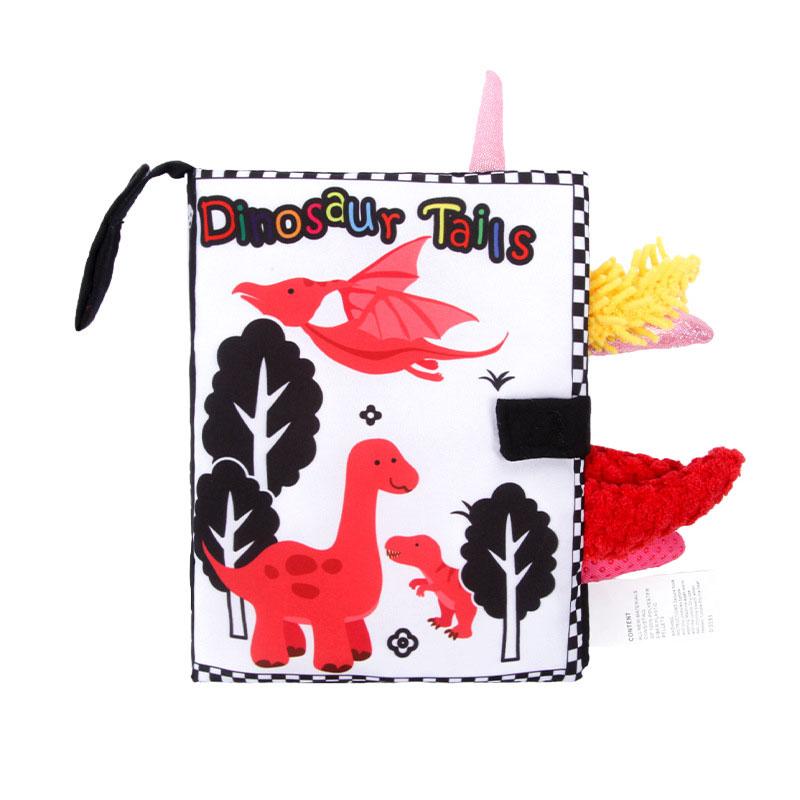 Baby Stoffbuch Montessori Spielzeug Baby Weiches Ruhiges Buch Bunte Tiere Lernen Pädagogische Babybücher 0 12 Monate