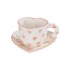 Middle East Style Coffee Tea Cup Creative Heart Cup Ceramics Milk Cups Porcelain Coffee Cups Wholesale Tableware Cups Gift