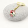 Adorable Cartoon Santa Claus Metal Keychain - Christmas Decoration, Couple Pendant, Small Gift