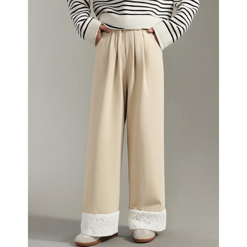 

Montagut Girls Korean Style Solid Straight Pants 130