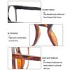 Turezing Reading Glasses Men Women HD Blue Light Blocking Classic Printed Frame Prescription Eyeglasses 0 to 400