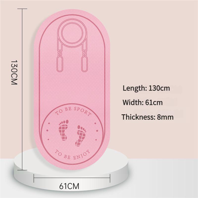 Saltea de sărit coarda TPE extra groasă pentru fitness interior, pad de exerciții antiderapant silențios cu absorbție de șoc pentru protecția podelei sălii de sport de acasă