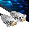 Shielded SVGA Cord 15Pin HDB15 Male/Female Ends 150cm Fast Speed Data Transmission For AV Equipment