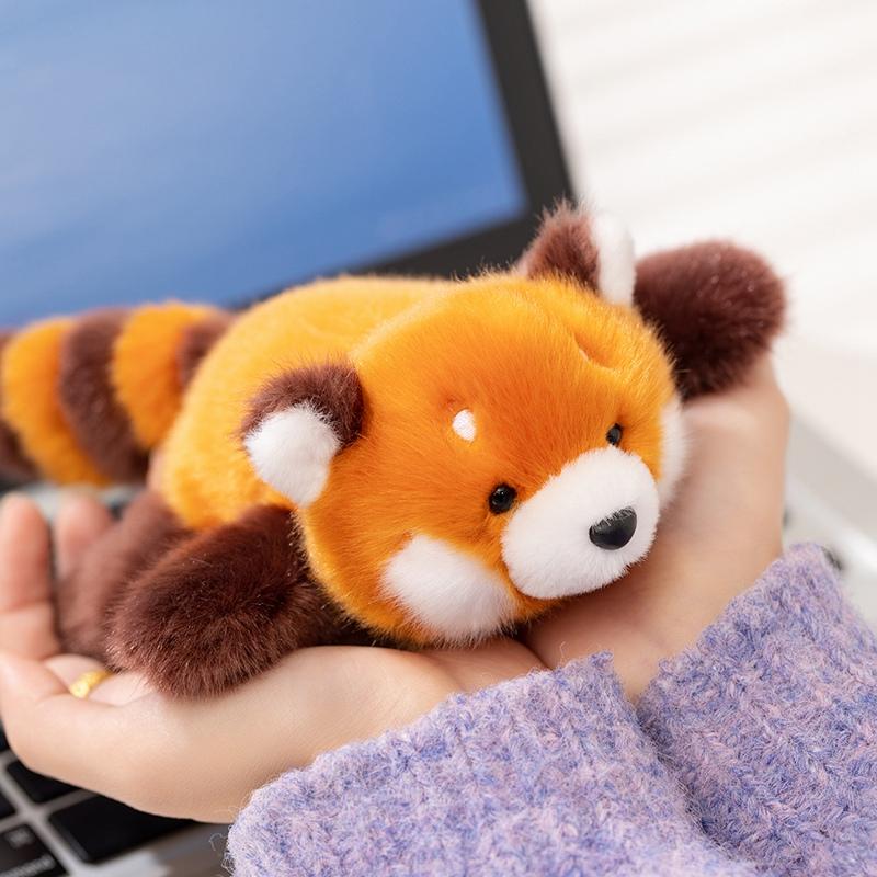 Cute Desktop Animal Plush Toy Set Magnetic Prone Cartoon Rabbit Panda Penguin Dog Cat Tortoise Soft Doll Funny Office Decor Gift