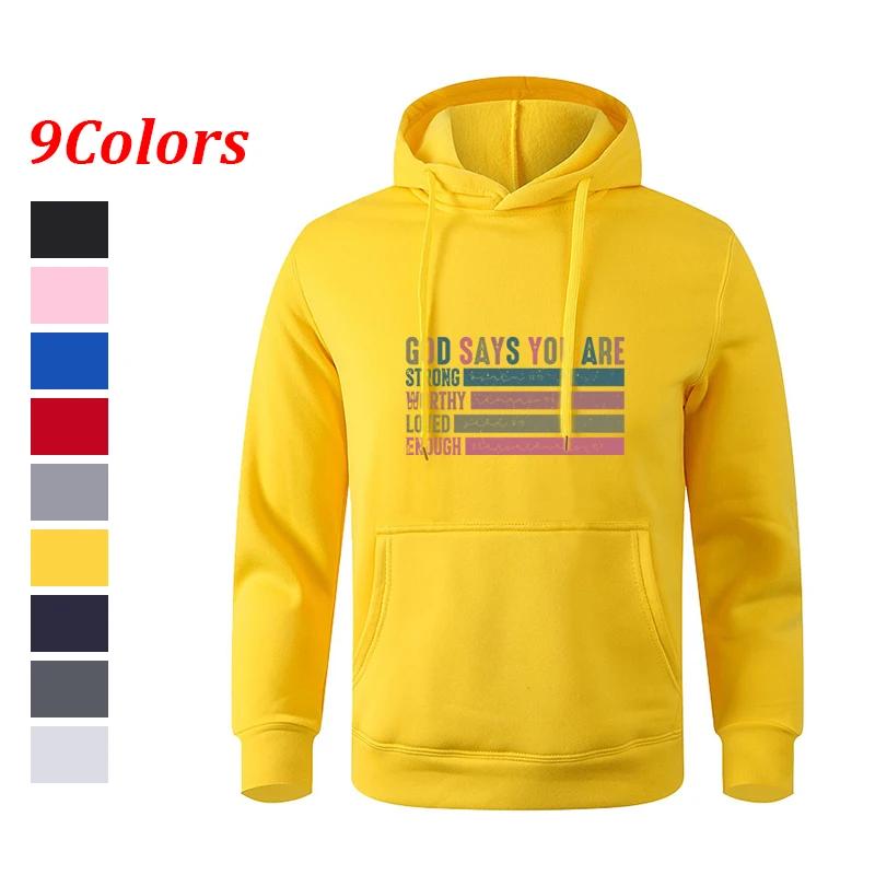 Printed Long Sleeve Teens Autumn Gray Black Hooded Sweatshirt Sportswear Hoodie