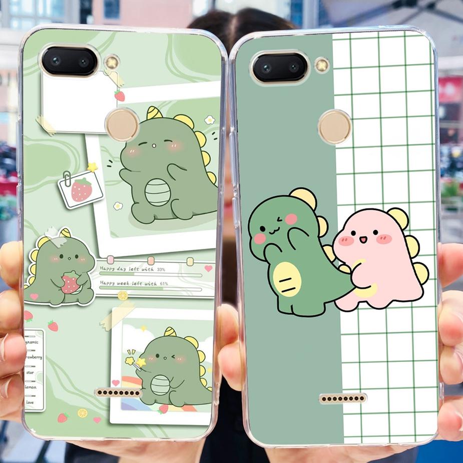 For Xiaomi Redmi 6 6A Case Cute Painted Cover Clear Silicone Phone Case Soft TPU Shell For Redmi 6A Redmi6 Redmi6A Fundas Bumper