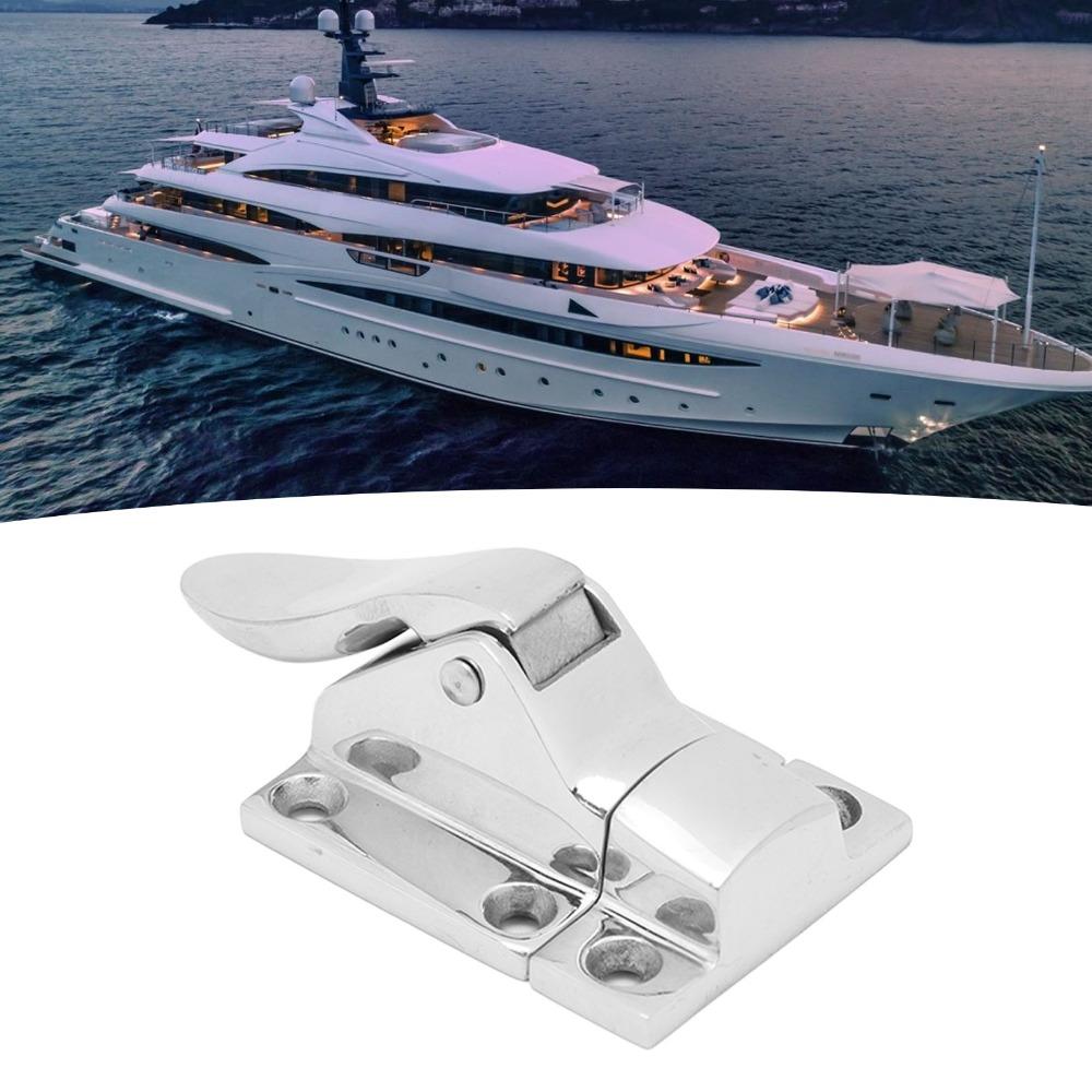 48 X 38mm Marine Grade Door Latch Lockable Latch Clamp Twist Catch Latch Cabinet Door Latch RV