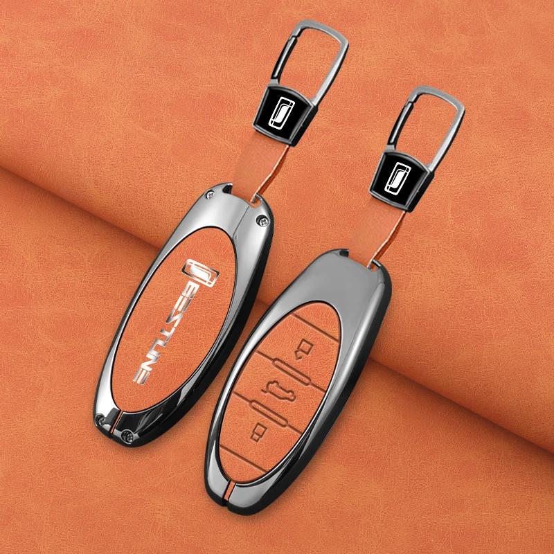 Interior Mouldings Car Smart Remote Key Fob Case Protector Holder Shell For 2021 FAW Bestune T77 T77pro New B70 T55 T33 T99 Keyc