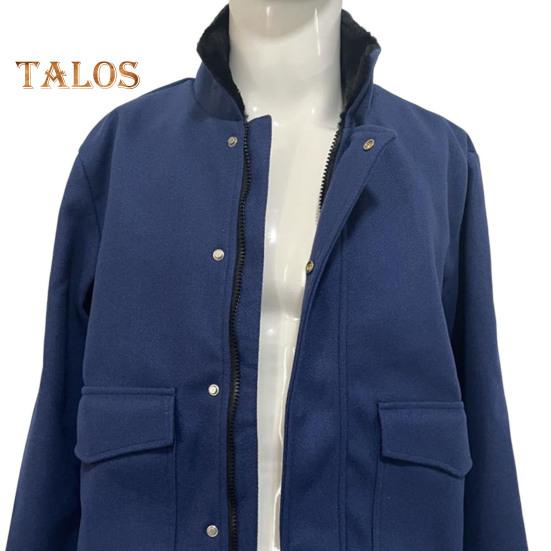 Осенне-зимняя мужская куртка с плюшевой строчкой — фото 11