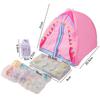 Micro Scene Doll Camping Kit Simulated Doll Mini Tent Doll Accessories Dollhouse Tent  Girls Toy