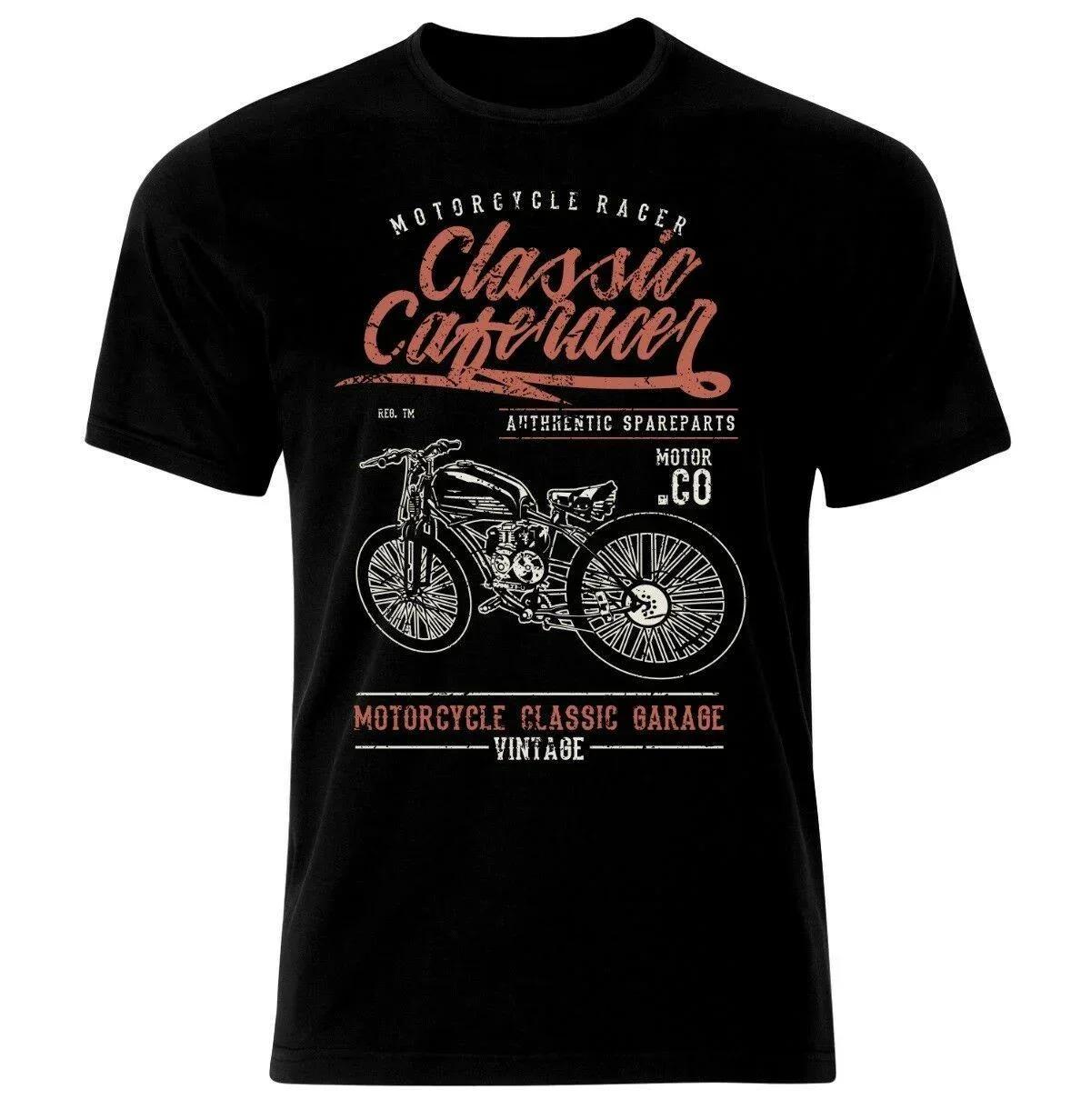 

Retro Classic Motorcycle Riding Motorcyclist Rider T-Shirt 100% Cotton O-Neck Summer Short Sleeve Casual Mens T-shirt Size S-... S разноцветный