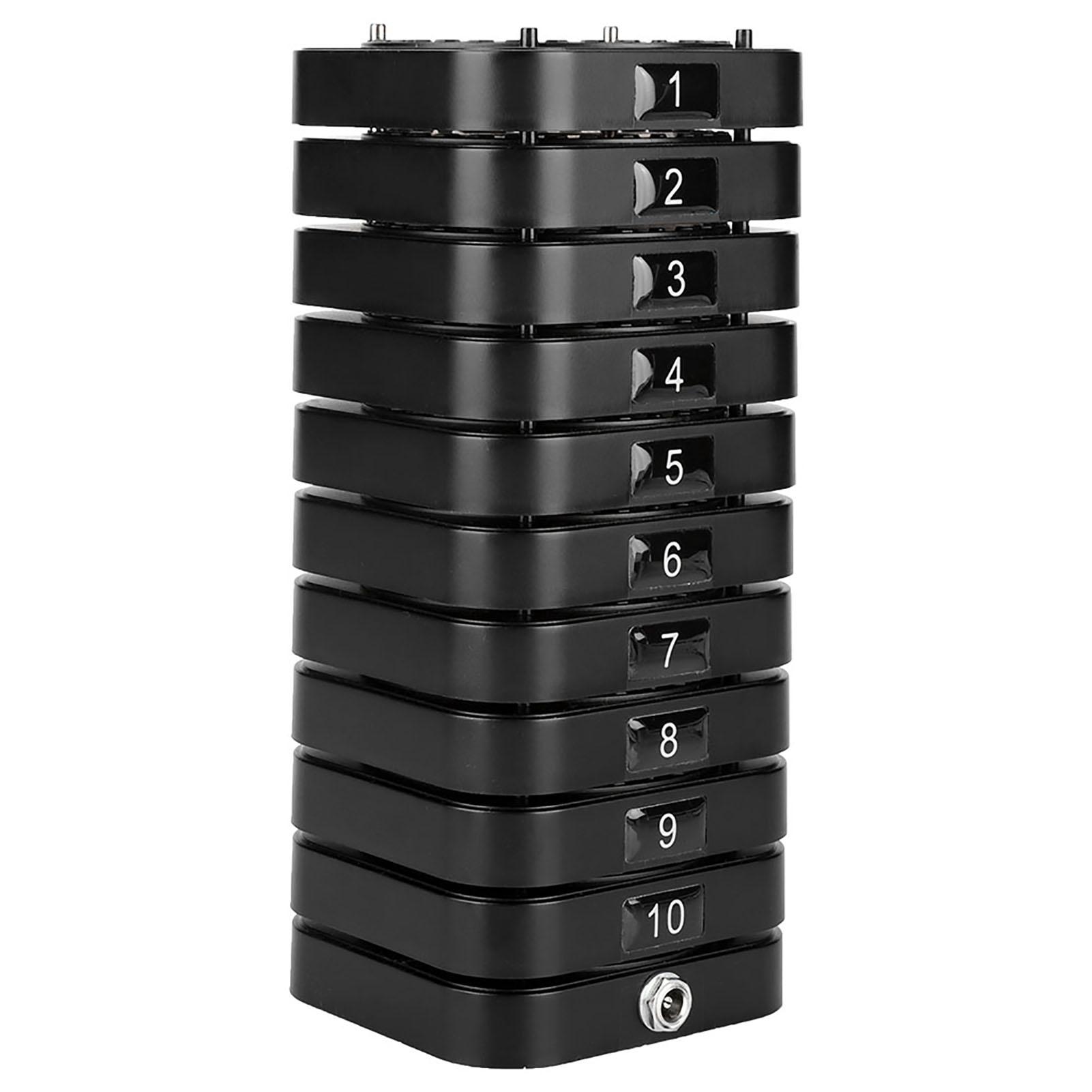 

Прочная система беспроводного вызова в режиме онлайн-поиска в ресторане, 1*передатчик, 10*приемников EU Plug