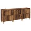 Sideboards 3 Pcs Reclaimed Wood 60 X 35 X 70 Cm Engineered Wood