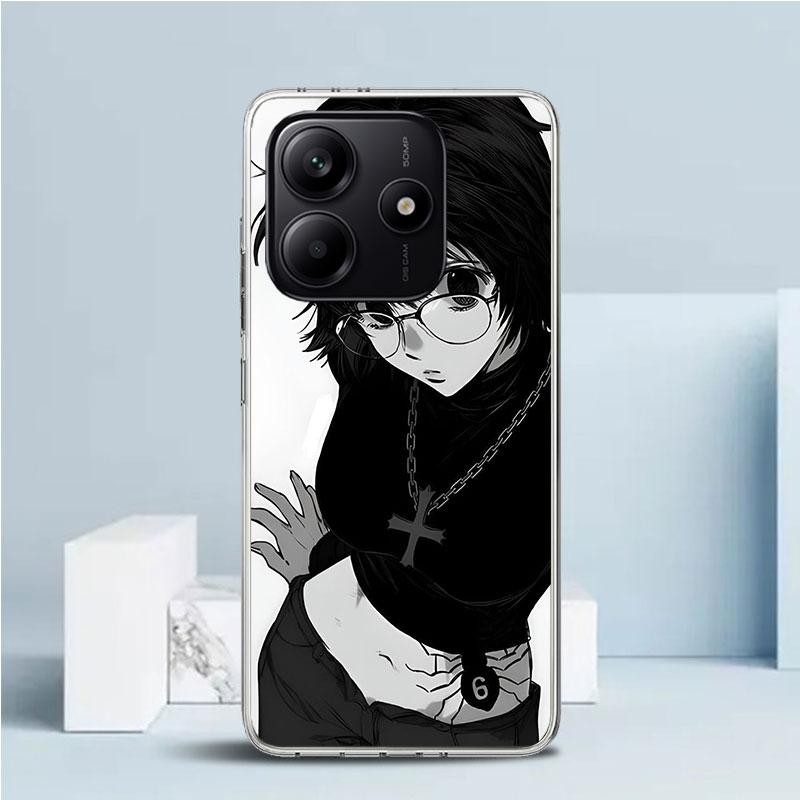 Huner X-Hunters Chrollo Shizuku Phone Case For Xiaomi Redmi Note 15 14 14S 13 12S 12 Pro Plus 11S 11 11T 11E 10S 10 + Soft TPU B
